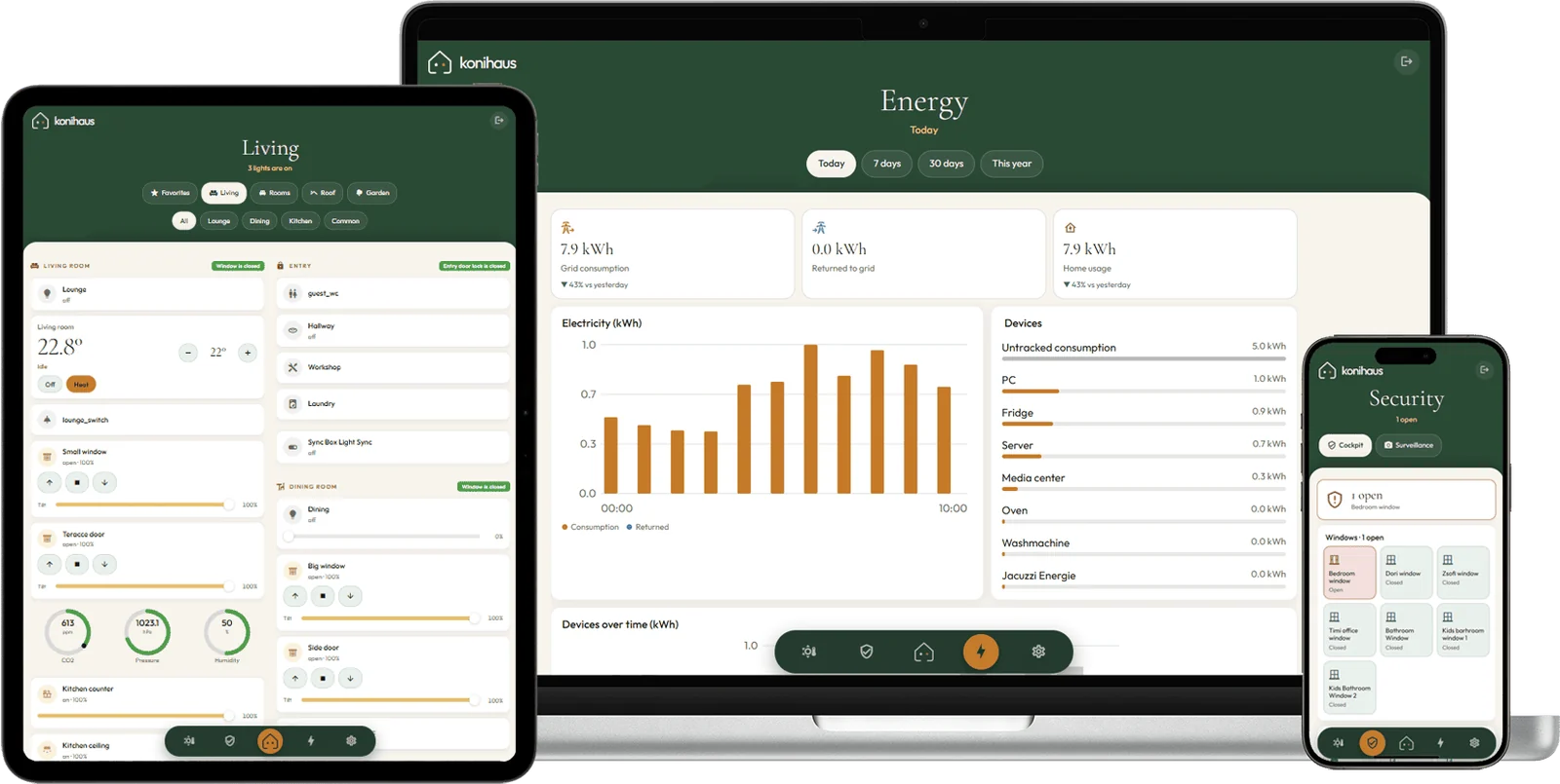 Konihaus App – Tablet, Laptop, Smartphone